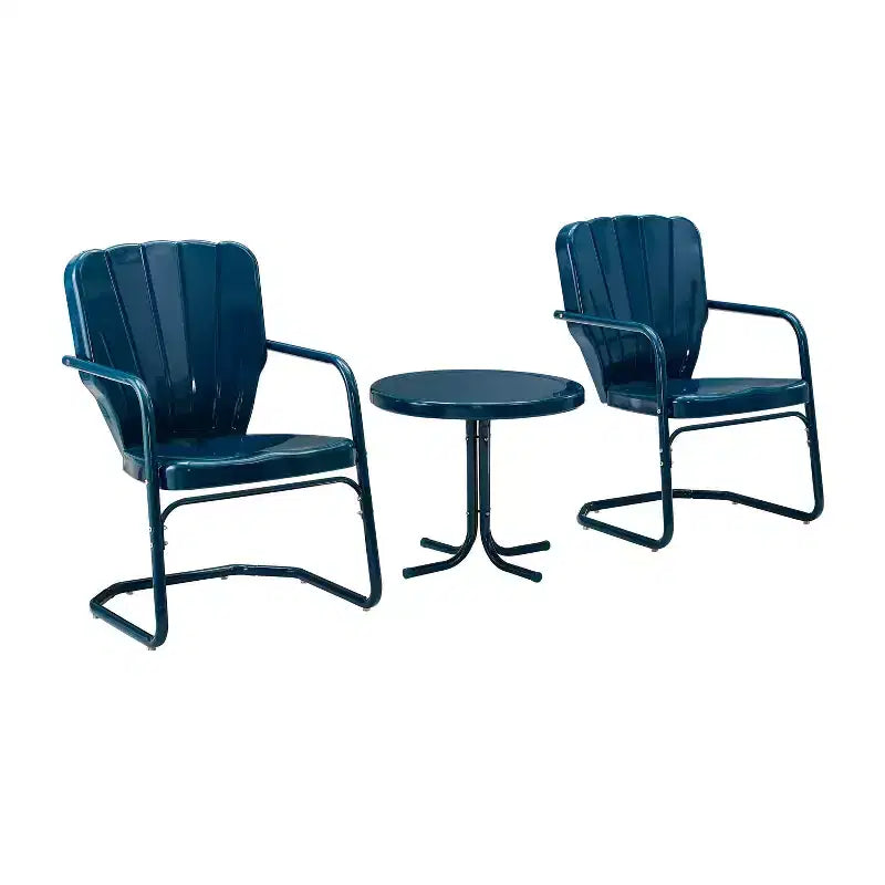 Set da 3 pezzi per esterni Ridgeland - Blu Navy - Crosley