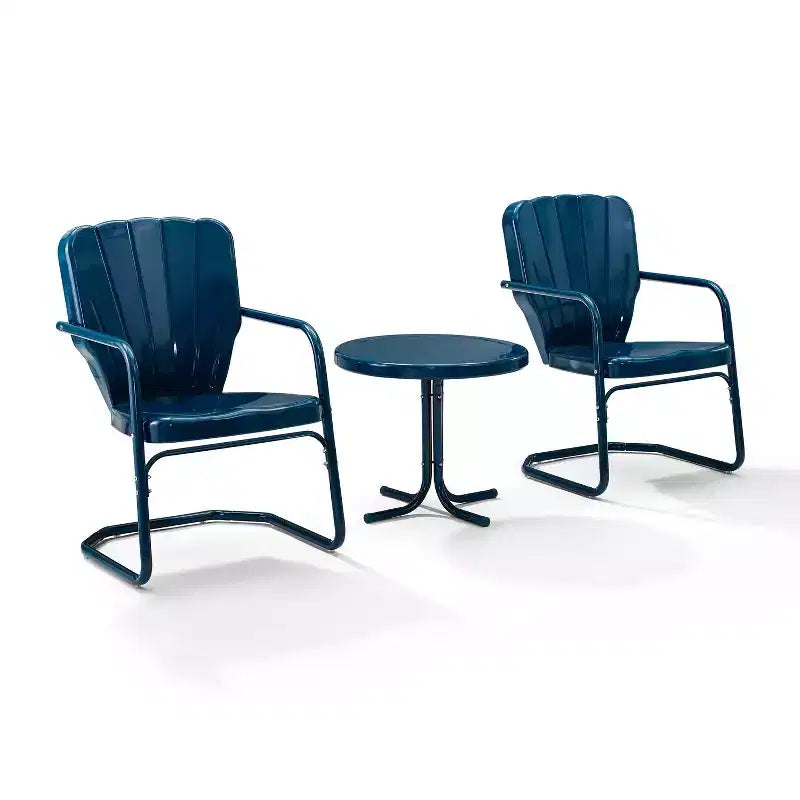 Set da 3 pezzi per esterni Ridgeland - Blu Navy - Crosley
