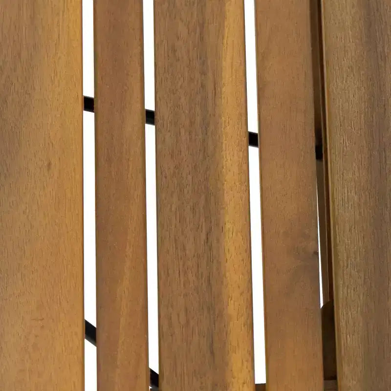 Set lounge Kyoto a 3 pezzi per esterni in legno di acacia: regolabile, resistente all'acqua - Christopher Knight Home