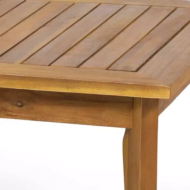 Nicholson Outdoor Salotto da 4 Posti in Legno di Acacia - Teak/Beige - Christopher Knight Home: Set da Conversazione per Patio con Cuscini e Tavolino
