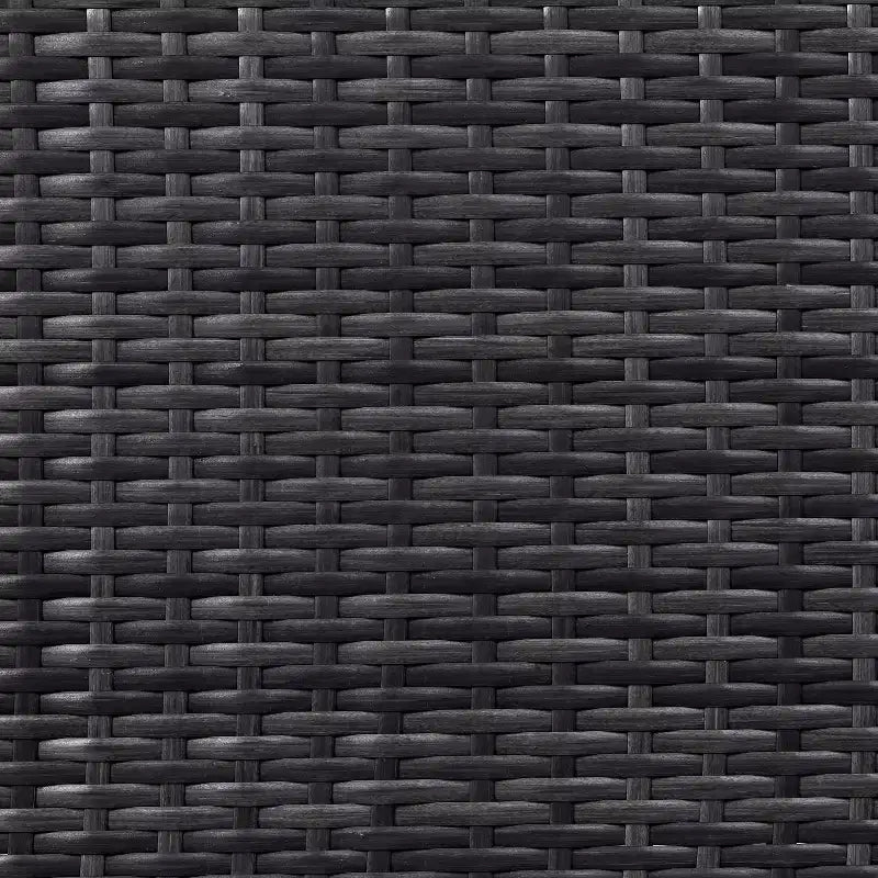 Set da 3 pezzi da esterno in vimini Beaufort con tavolino laterale - Mist - Crosley: Salotto da patio resistente alle intemperie e ai raggi UV