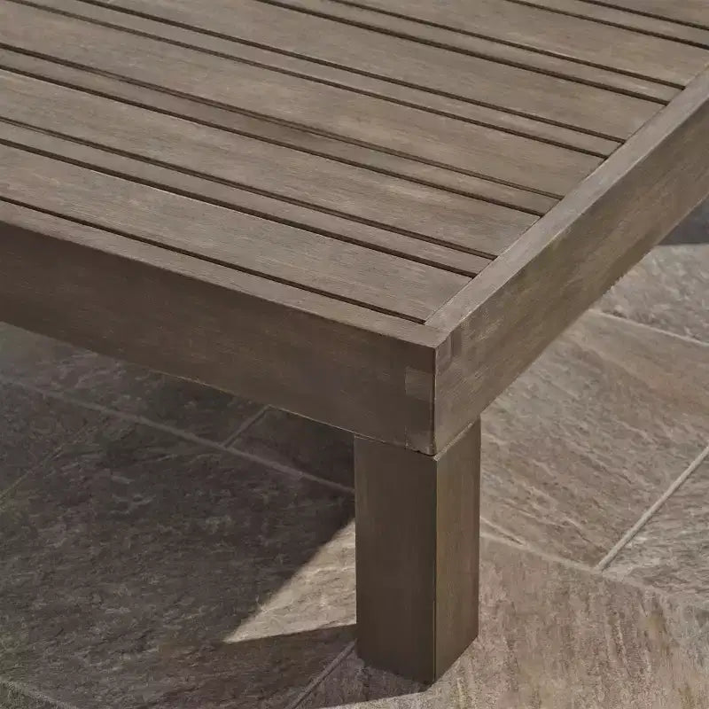 Set Divano e Poltrona Club Brava 9 pz in Legno di Acacia - Grigio/Grigio Scuro - Christopher Knight Home
