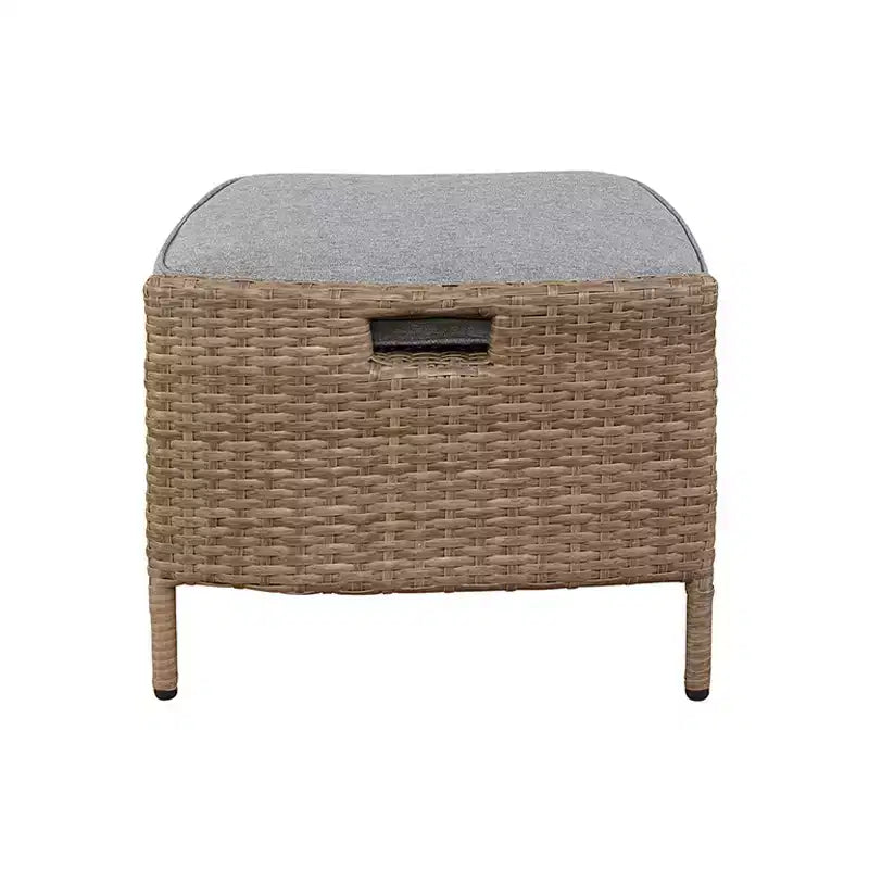 Set da conversazione 5 pezzi Kokoli - Marrone - Alaterre Furniture: Mobili da esterno per patio con cuscini, nessun assemblaggio richiesto
