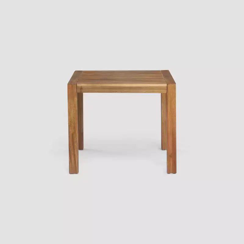 Set da conversazione Leah 3 pezzi in legno di acacia: Sedie da esterno con cuscini - Christopher Knight Home