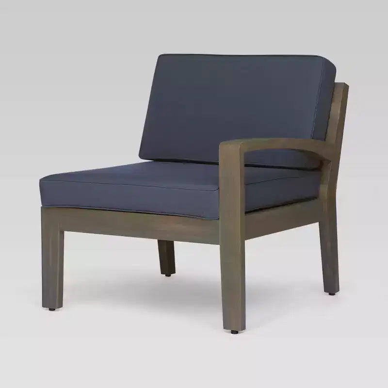 Set Divano Sezionale in 7 pezzi Grenada in Acacia - Grigio/Grigio Scuro - Christopher Knight Home