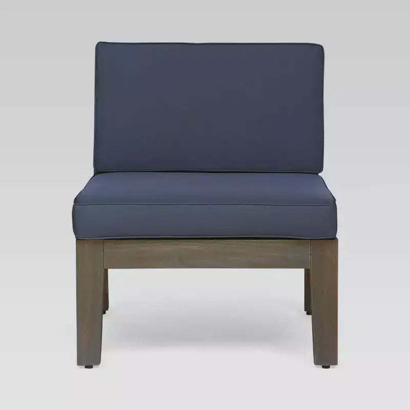 Set Divano Sezionale in 7 pezzi Grenada in Acacia - Grigio/Grigio Scuro - Christopher Knight Home