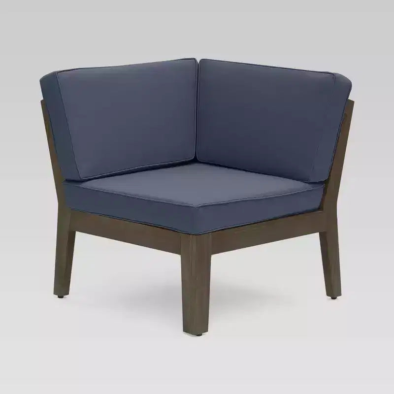 Set Divano Sezionale in 7 pezzi Grenada in Acacia - Grigio/Grigio Scuro - Christopher Knight Home