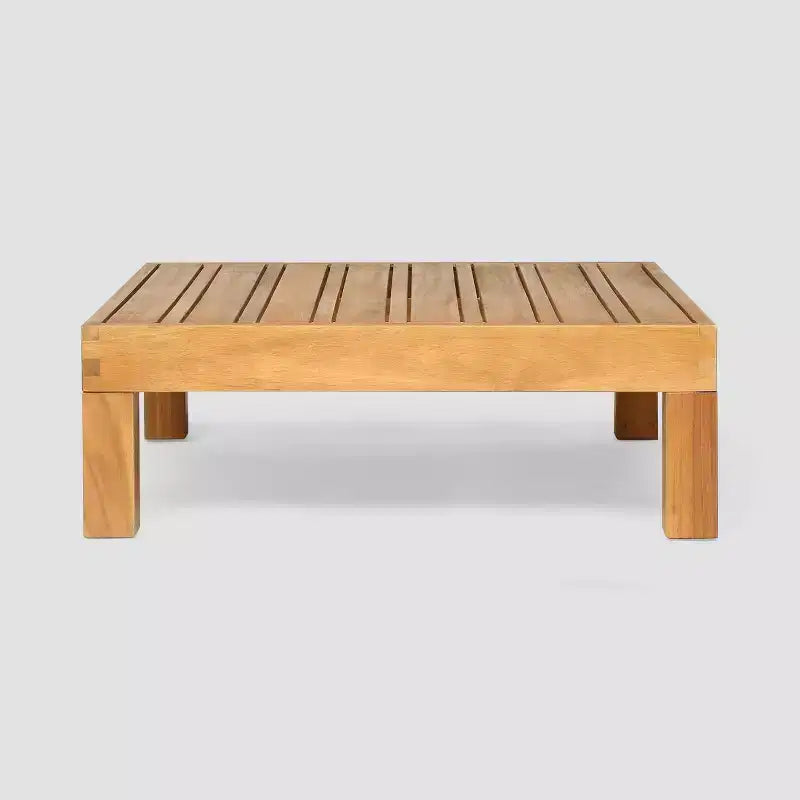 Oana Set Divano e Poltrona Club 9 pz in Legno di Acacia Teak/Beige - Christopher Knight Home: Sezionale Modulare da Esterno, Resistente alle Intemperie