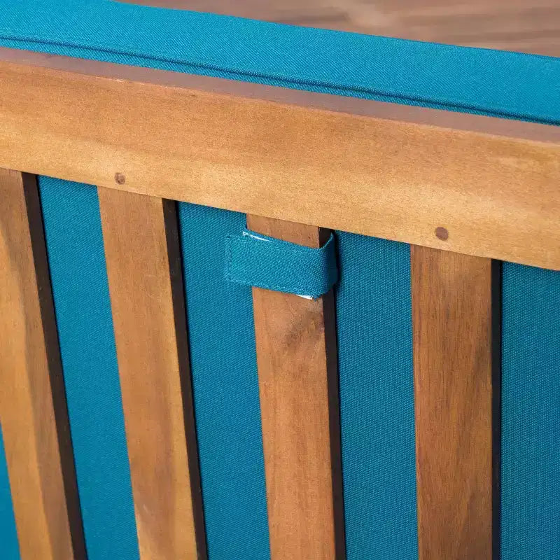 Perla Set Salotto 5 pezzi in Legno di Acacia: Resistente alle Intemperie, Divano Modulare e Tavolino da Caffè - Christopher Knight Home