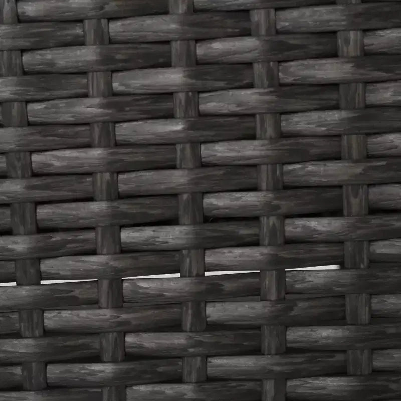 Christopher Knight Home Set Divano da Esterno in Rattan Santa Rosa, 4 Pezzi, Grigio/Grigio Chiaro