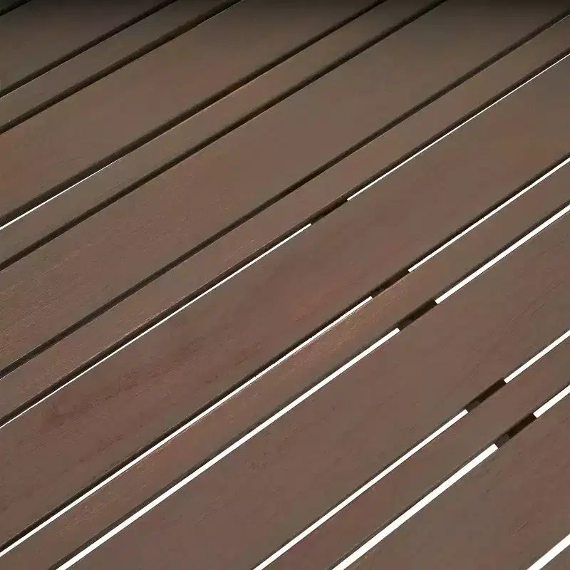 Divanetto a 2 posti con bracciolo sinistro Oana in legno di acacia da esterno e tavolino da caffè con cuscino grigio/bianco - Christopher Knight Home