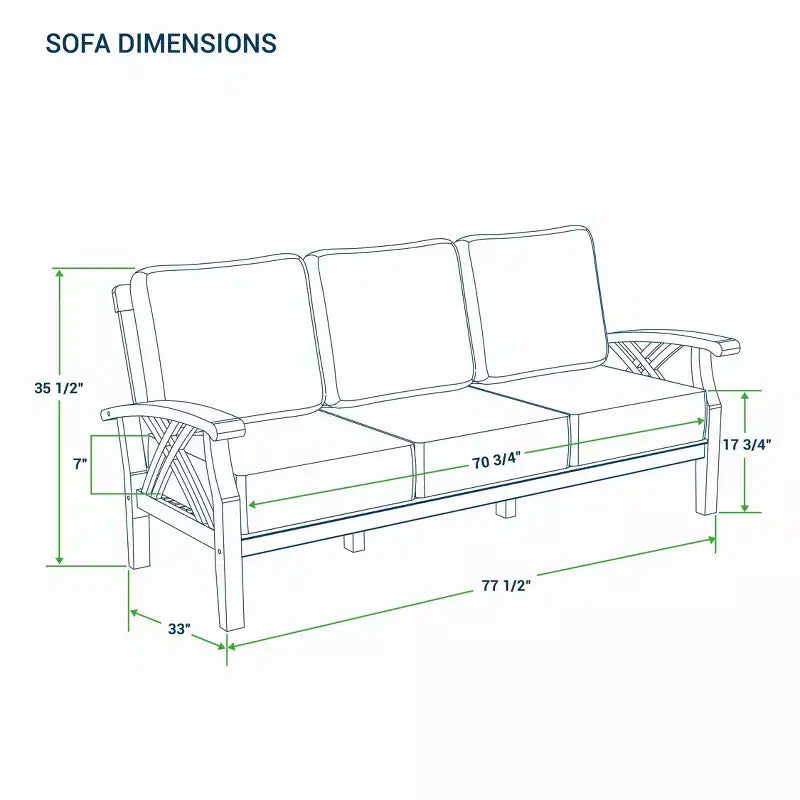 Set da conversazione per esterni Sonoma Lane Eola 5 pezzi in teak con cuscini marrone chiaro con cerniera – Resistente alle intemperie