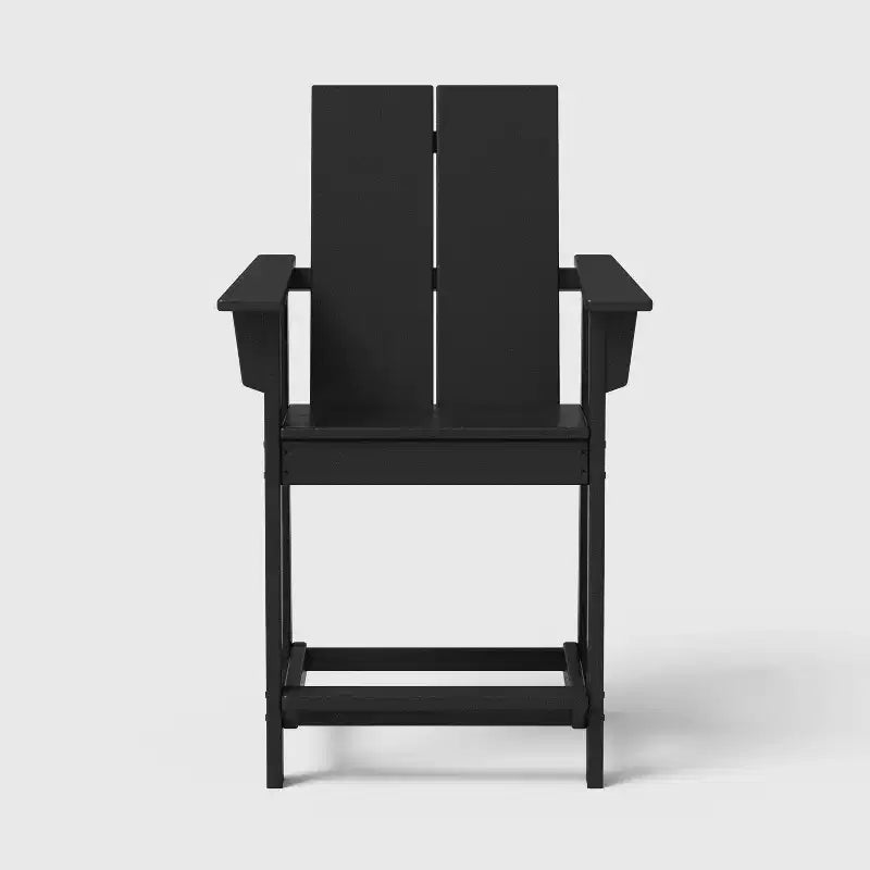 Set 3 pezzi sedute da balcone per esterno Moore POLYWOOD, nero