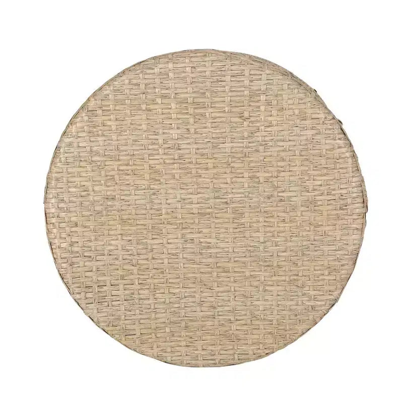 Set Salotto da Giardino 3 Pezzi Bruce in Vimini con Cuscini Marrone Chiaro/Beige - Christopher Knight Home: Rattan PE, Resistente ai Raggi UV e Agli Agenti Atmosferici