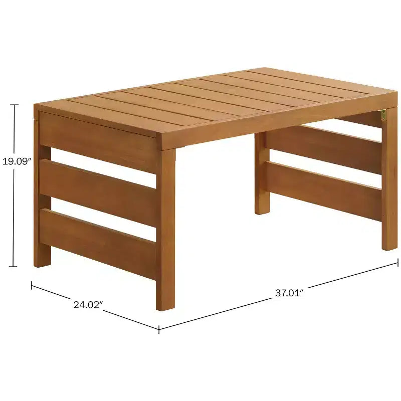 Set mobili da esterno Alaterre Furniture 2 pezzi Barton resistente alle intemperie con divano e tavolino da caffè