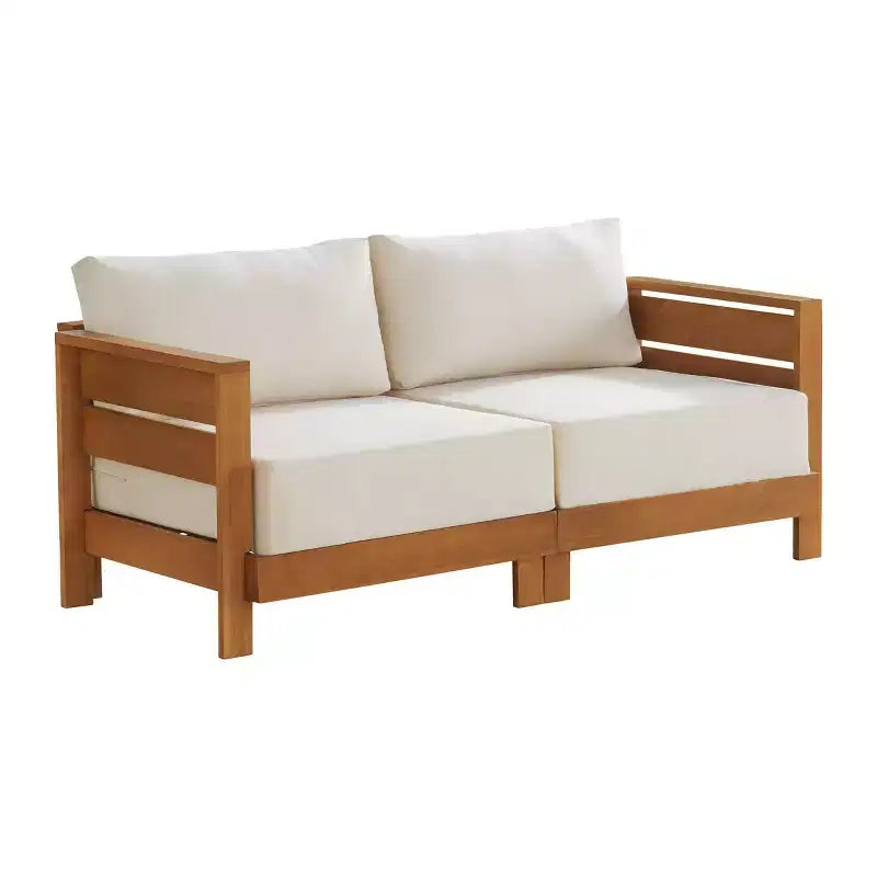 Set mobili da esterno Alaterre Furniture 2 pezzi Barton resistente alle intemperie con divano e tavolino da caffè