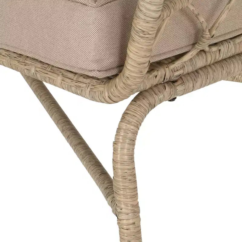 Set da 2 divanetti e tavolino da caffè Bruce Outdoor in vimini: stile boho, resistente ai raggi UV e alle intemperie - Christopher Knight Home