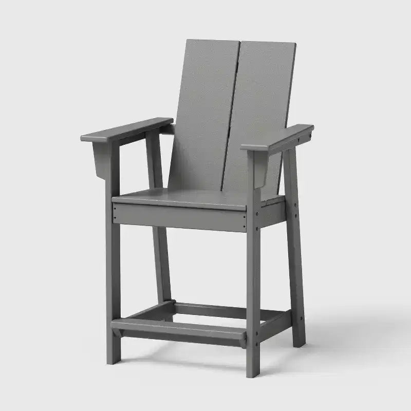 Set 3 pz POLYWOOD Moore per balcone, altezza bancone, colore grigio ardesia