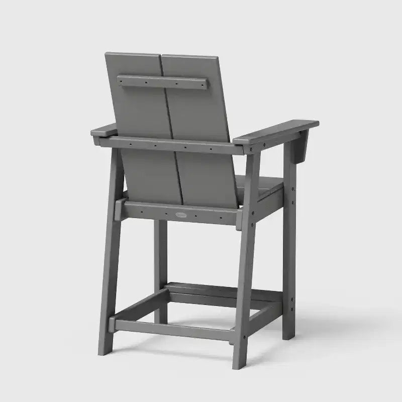 Set 3 pz POLYWOOD Moore per balcone, altezza bancone, colore grigio ardesia
