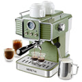 Macchina per caffè espresso con vaporizzatore per montare il latte