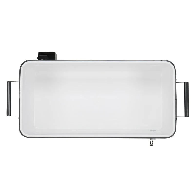 Frigo portatile in ferro verniciato da 80 QT con ripiano