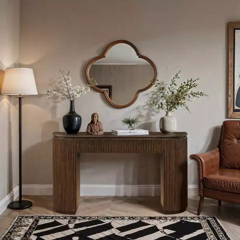Tavolo consolle Astrid di Meridian Furniture