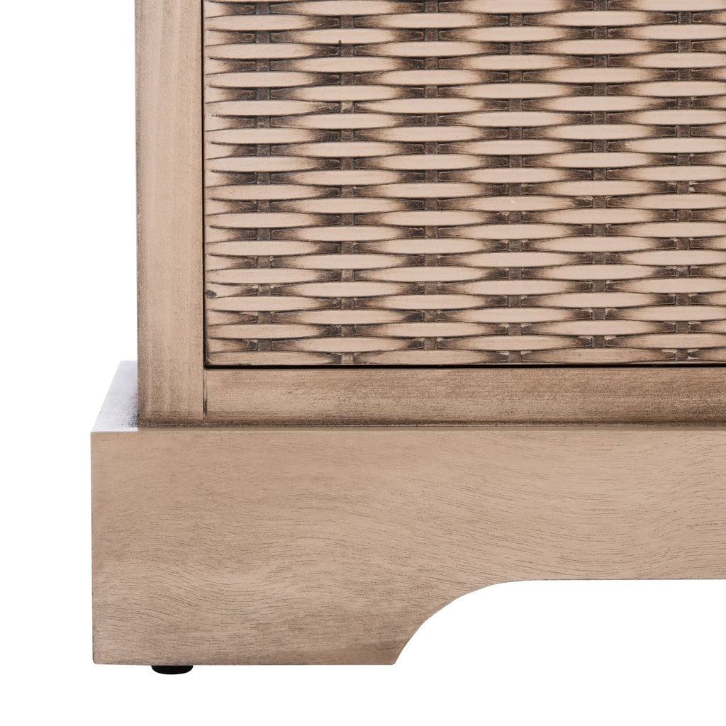 Bank tal-ħażna SAFAVIEH Fiorello bi 3 kxaxen u kuxxin - 47.3 W x 15 L x 19 H - 47Wx15Dx19H