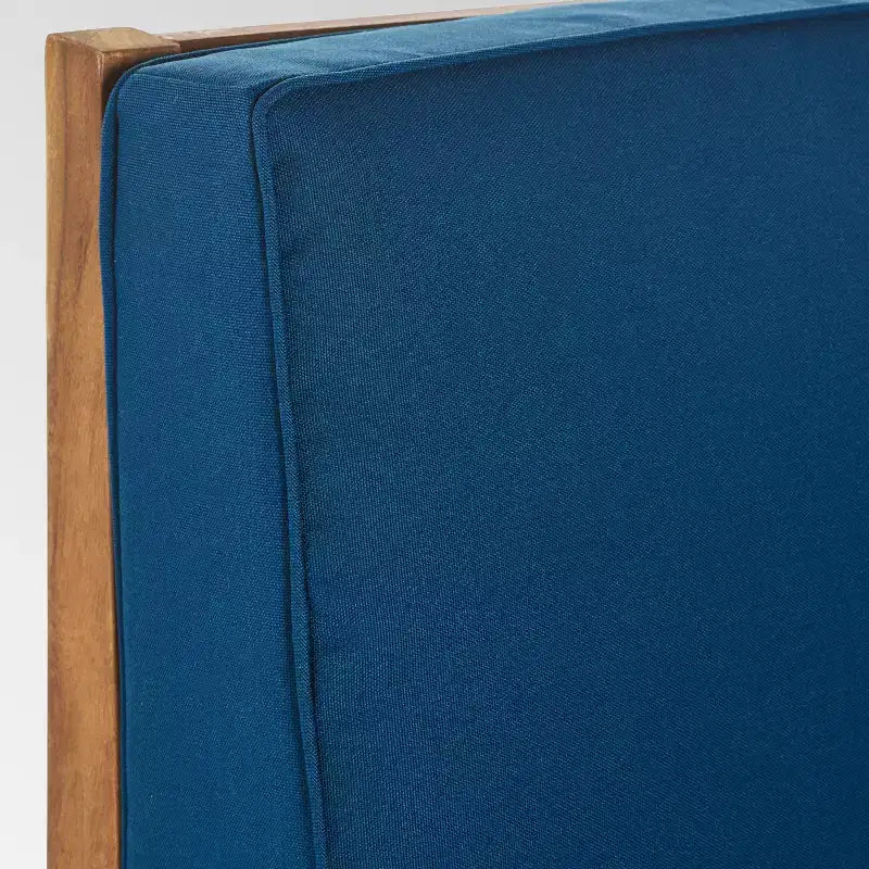 GDFStudio Abena Set Conversazione Sezionale a U a 8 Posti per Esterni in Legno di Acacia con Cuscini
