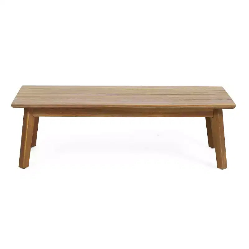 Christopher Knight Home Burchett Patio Set da conversazione in 2 pezzi in legno di acacia e vimini con cuscini