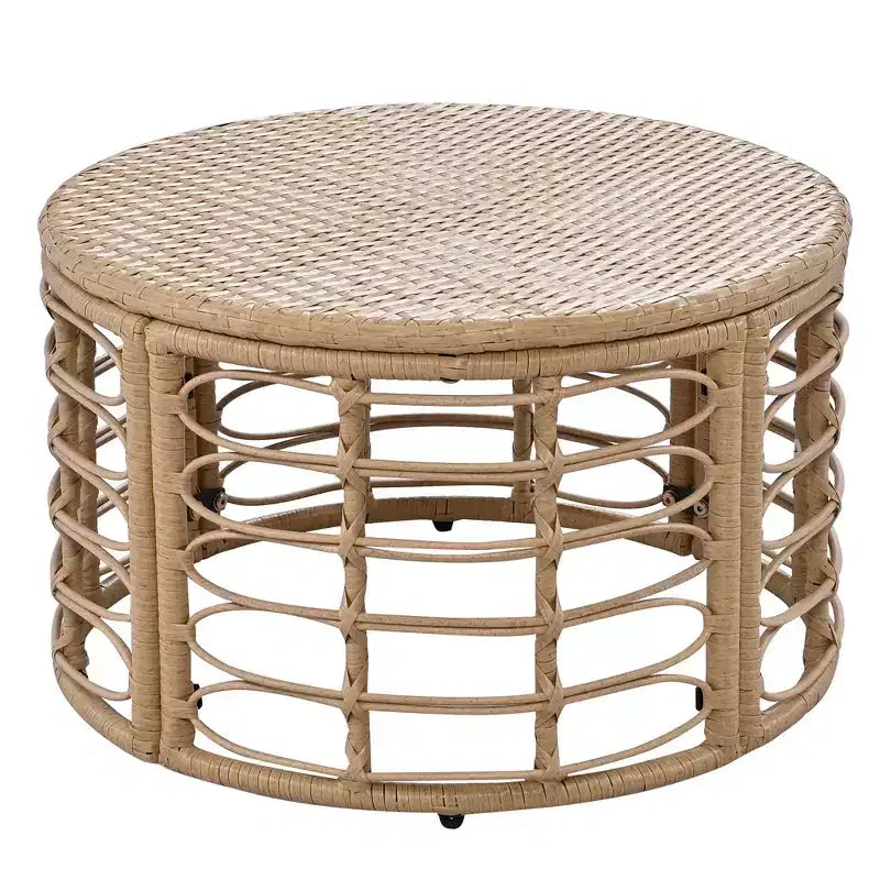 Divano componibile da esterno Whisen in rattan resistente alle intemperie, con cuscini spessi e cuscini decorativi, set componibili liberamente
