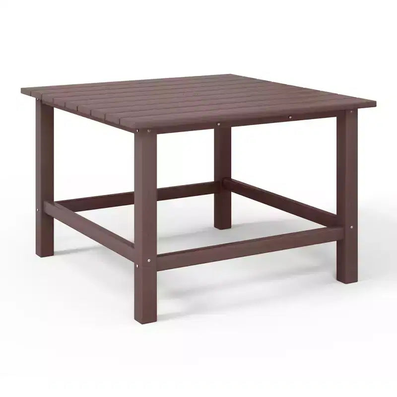 WestinTrends Malibu Set da 5 Pezzi da Esterno per Bambini, Tavolo da Pranzo Quadrato e Sedie in HDPE