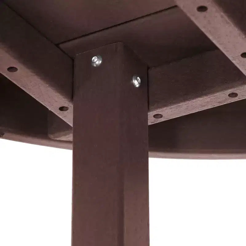 WestinTrends Malibu Set da 5 Pezzi Tavolo Rotondo da Pranzo e Sedie per Esterni in HDPE per Bambini