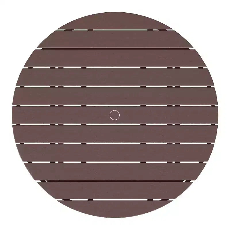 WestinTrends Malibu Set da 5 Pezzi Tavolo Rotondo da Pranzo e Sedie per Esterni in HDPE per Bambini