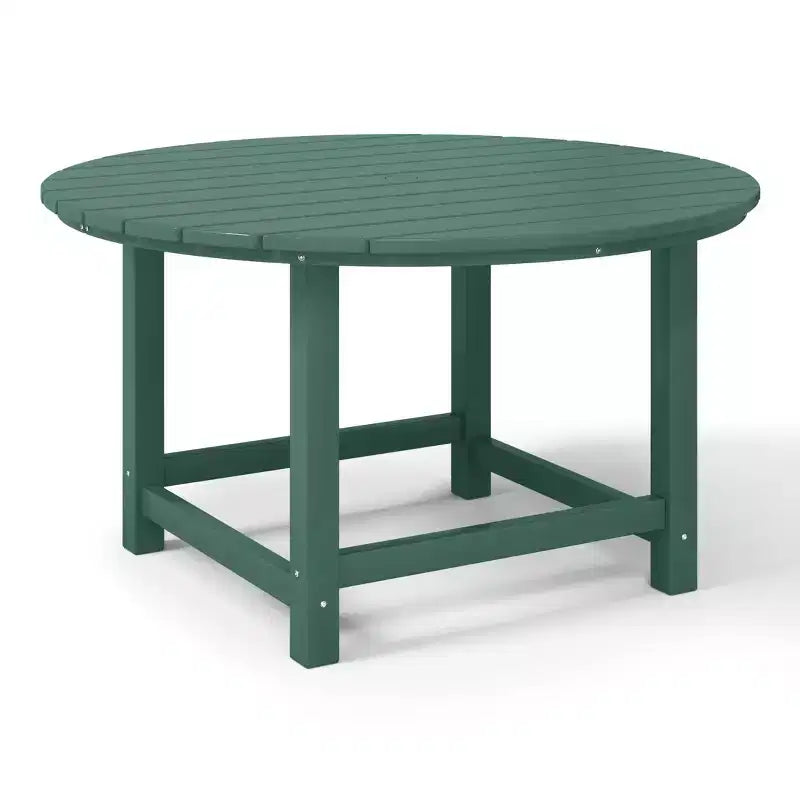 WestinTrends Malibu Set da 5 Pezzi Tavolo Rotondo da Pranzo e Sedie per Esterni in HDPE per Bambini
