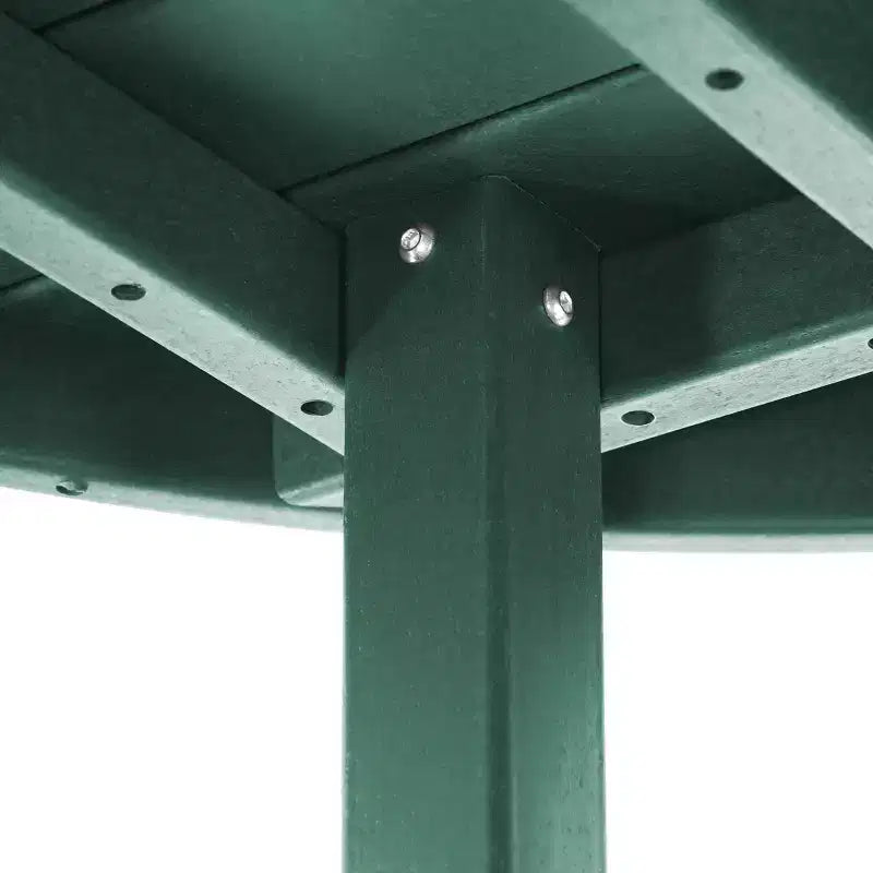 WestinTrends Malibu Set da 5 Pezzi Tavolo Rotondo da Pranzo e Sedie per Esterni in HDPE per Bambini