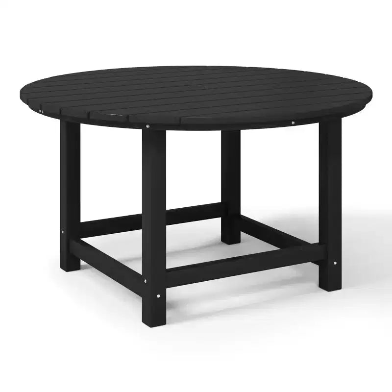 WestinTrends Malibu Set da 5 Pezzi Tavolo Rotondo da Pranzo e Sedie per Esterni in HDPE per Bambini