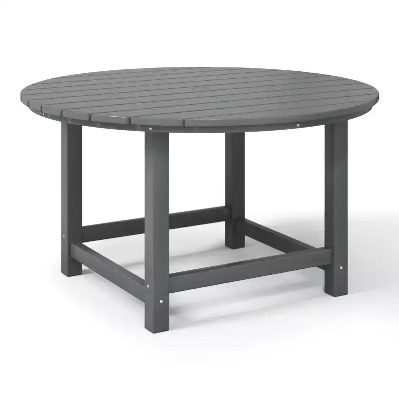 WestinTrends Malibu Set da 5 Pezzi Tavolo Rotondo da Pranzo e Sedie per Esterni in HDPE per Bambini