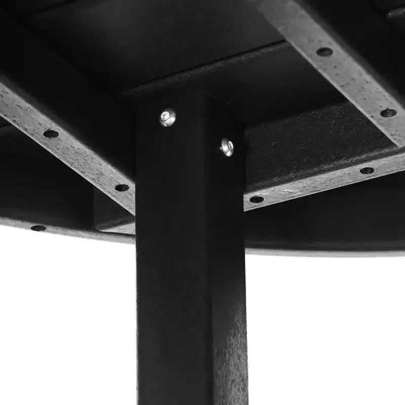 WestinTrends Malibu Set da 5 Pezzi Tavolo Rotondo da Pranzo e Sedie per Esterni in HDPE per Bambini