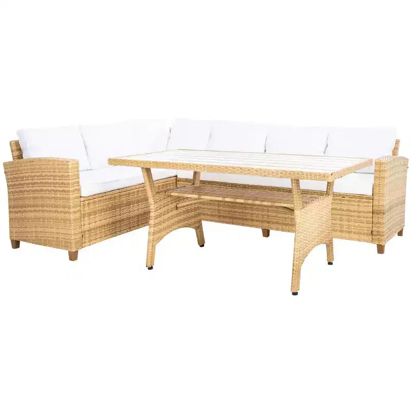 Set con divano angolare a 3 posti Jovita - Per interni/esterni - PAT7707 - Safavieh