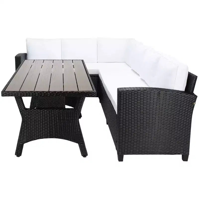 Set con divano angolare a 3 posti Jovita - Per interni/esterni - PAT7707 - Safavieh