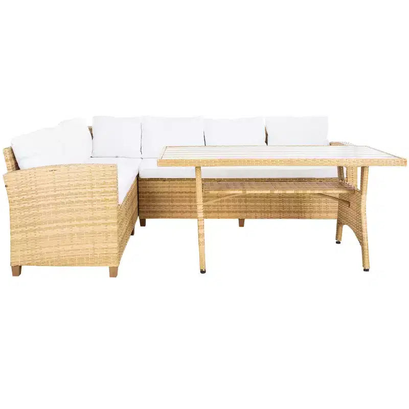 Set con divano angolare a 3 posti Jovita - Per interni/esterni - PAT7707 - Safavieh