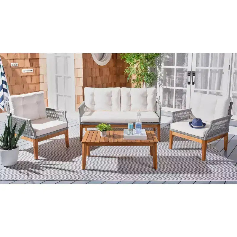 Set da salotto Winslo 4 pezzi - Interno/Esterno - PAT7075 - Safavieh