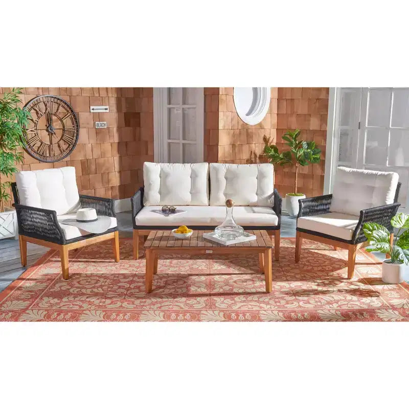 Set da salotto Winslo 4 pezzi - Interno/Esterno - PAT7075 - Safavieh