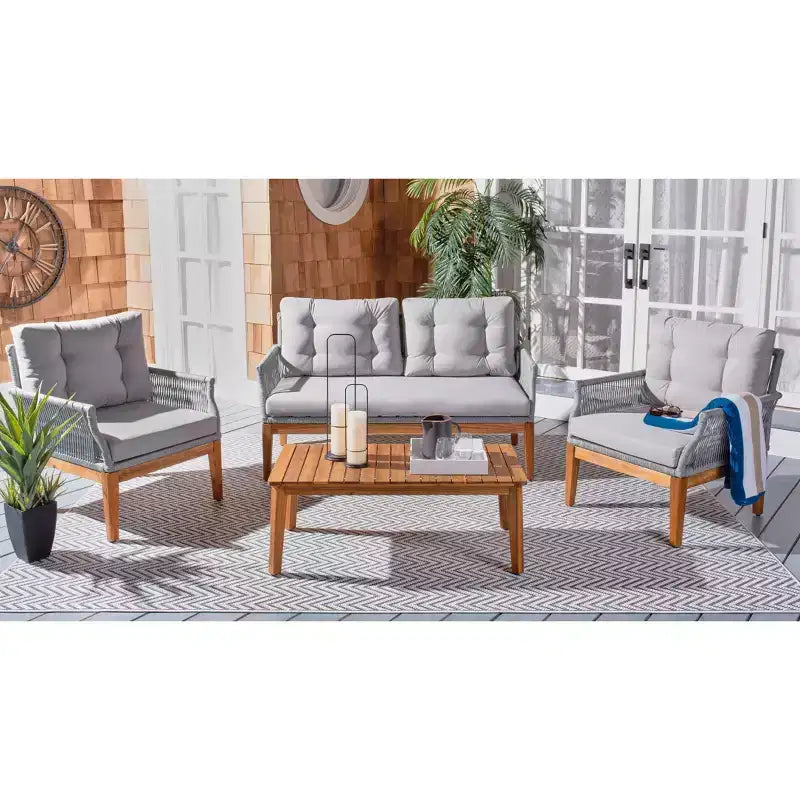 Set da salotto Winslo 4 pezzi - Interno/Esterno - PAT7075 - Safavieh