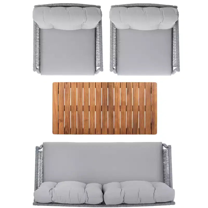 Set da salotto Winslo 4 pezzi - Interno/Esterno - PAT7075 - Safavieh