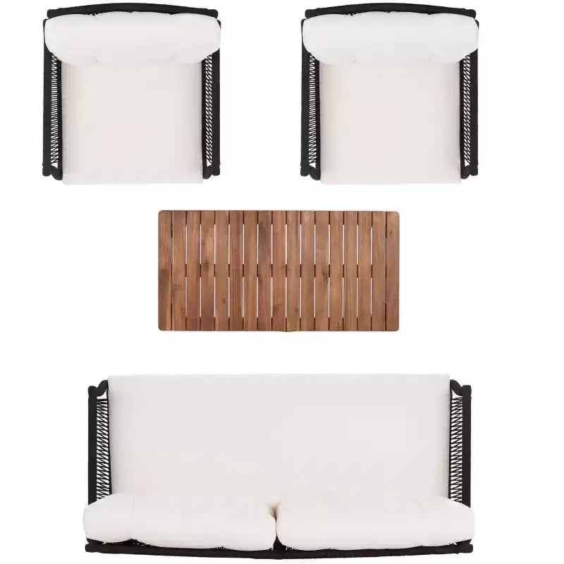 Set da salotto Winslo 4 pezzi - Interno/Esterno - PAT7075 - Safavieh