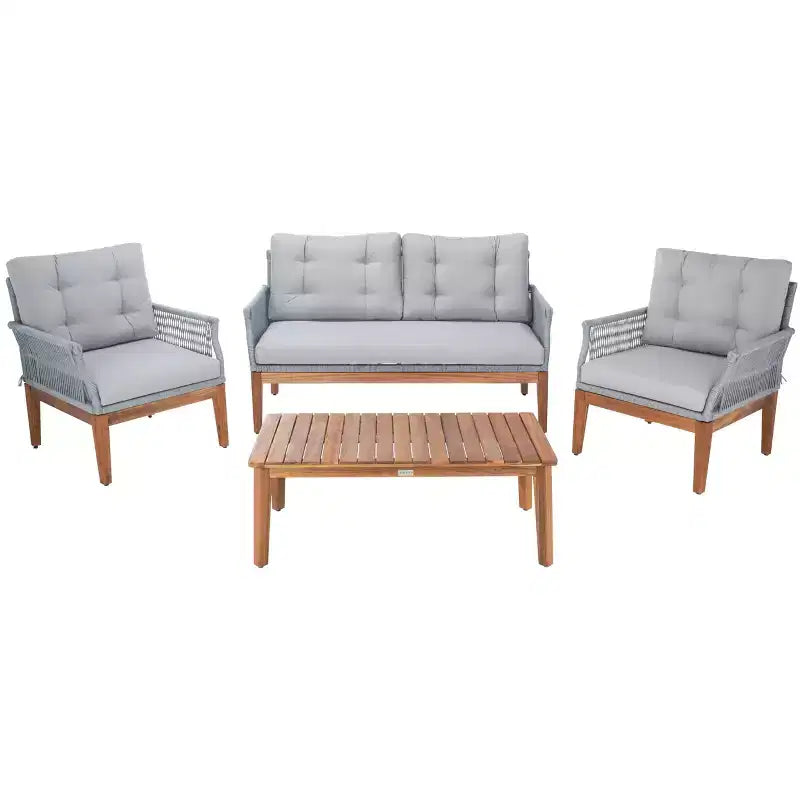 Set da salotto Winslo 4 pezzi - Interno/Esterno - PAT7075 - Safavieh