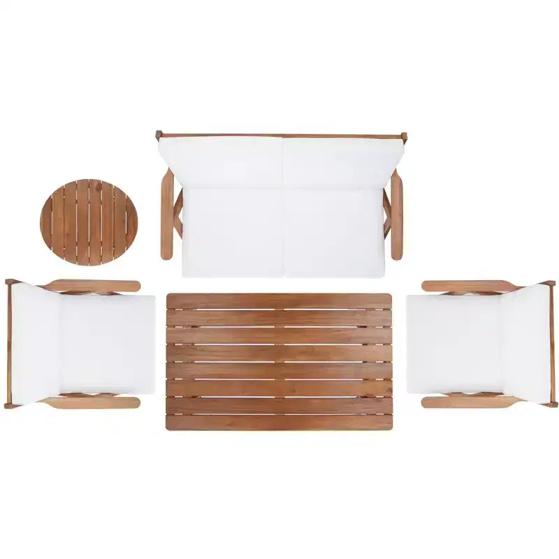 Set da soggiorno Dryad 5 pezzi - Interno/Esterno - PAT7306 - Safavieh