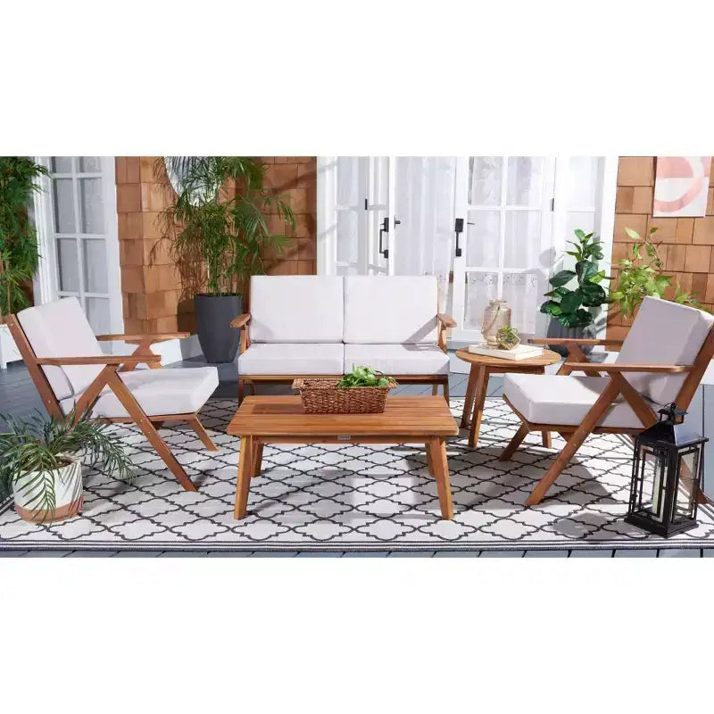 Set da soggiorno Dryad 5 pezzi - Interno/Esterno - PAT7306 - Safavieh