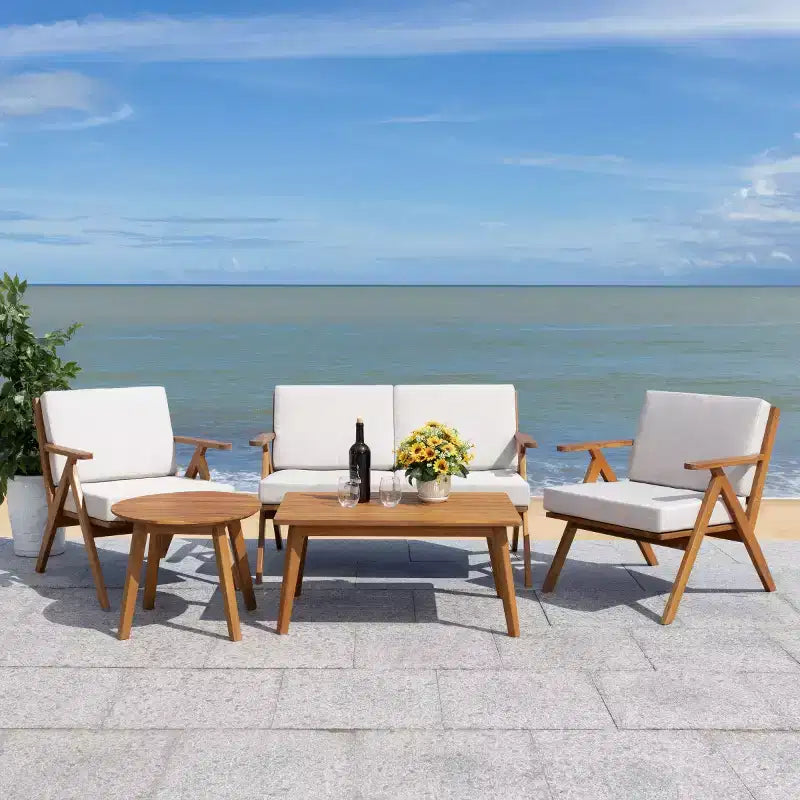 Set da soggiorno Dryad 5 pezzi - Interno/Esterno - PAT7306 - Safavieh